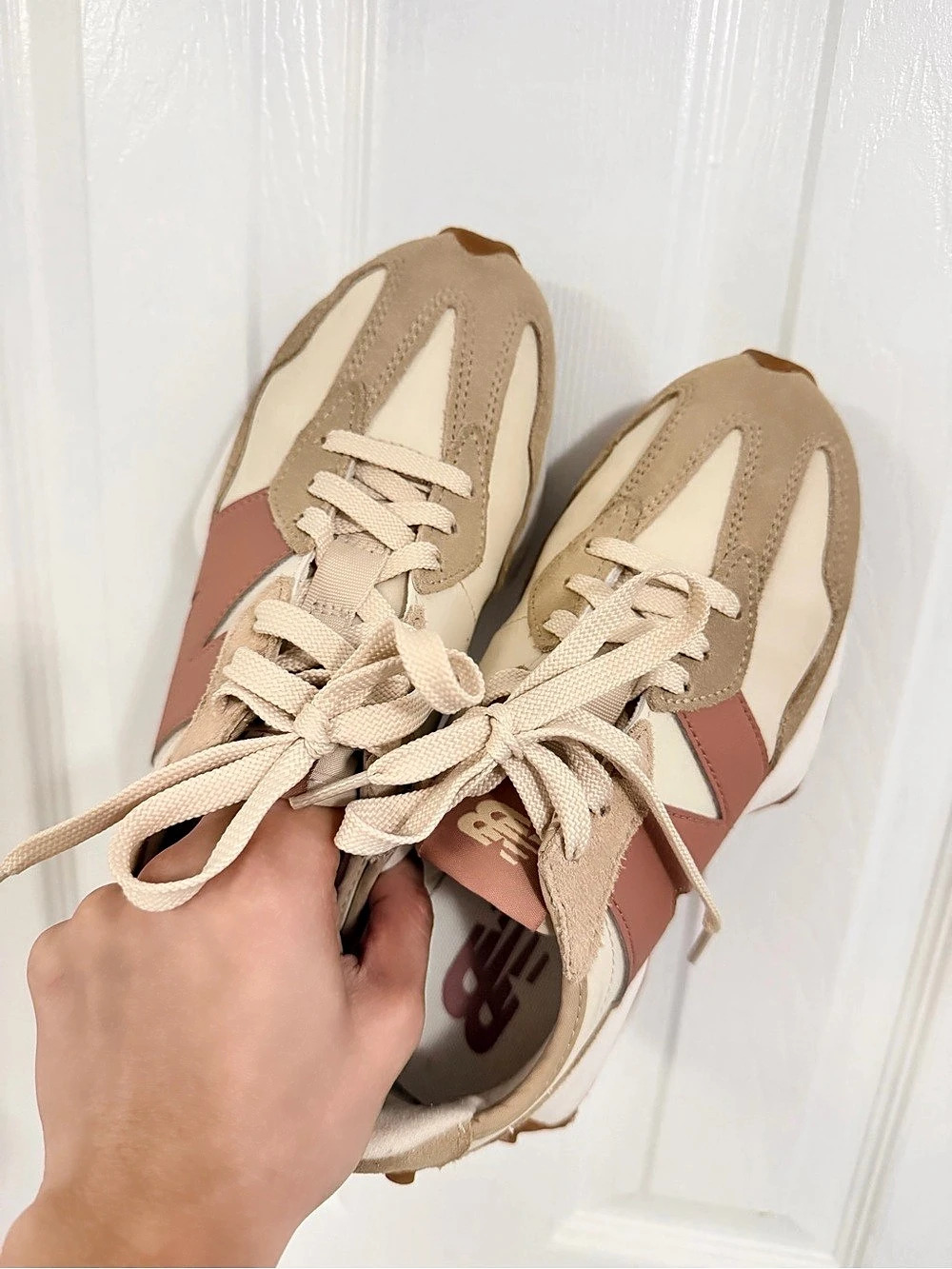 New Balance 327 Women's Sneakers US 7 Beige & Pink